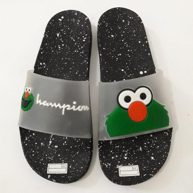 NILDA collection - Sandal Elmo Champion Wanita Karakter Sol Bintik-Hijau