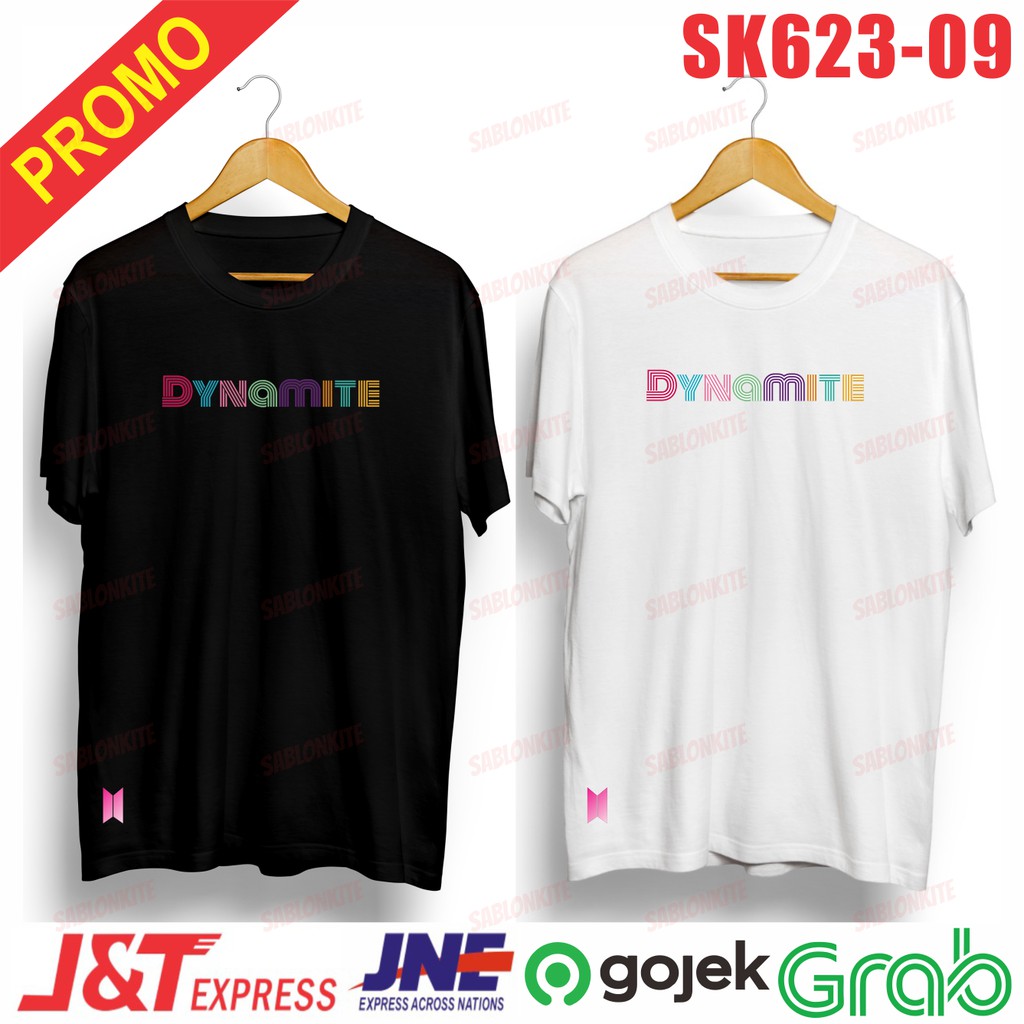 murah!!! KAOS DYNAMITE KPOP SK623 UNISEX COMBED 30S ADA LENGAN PANJANG