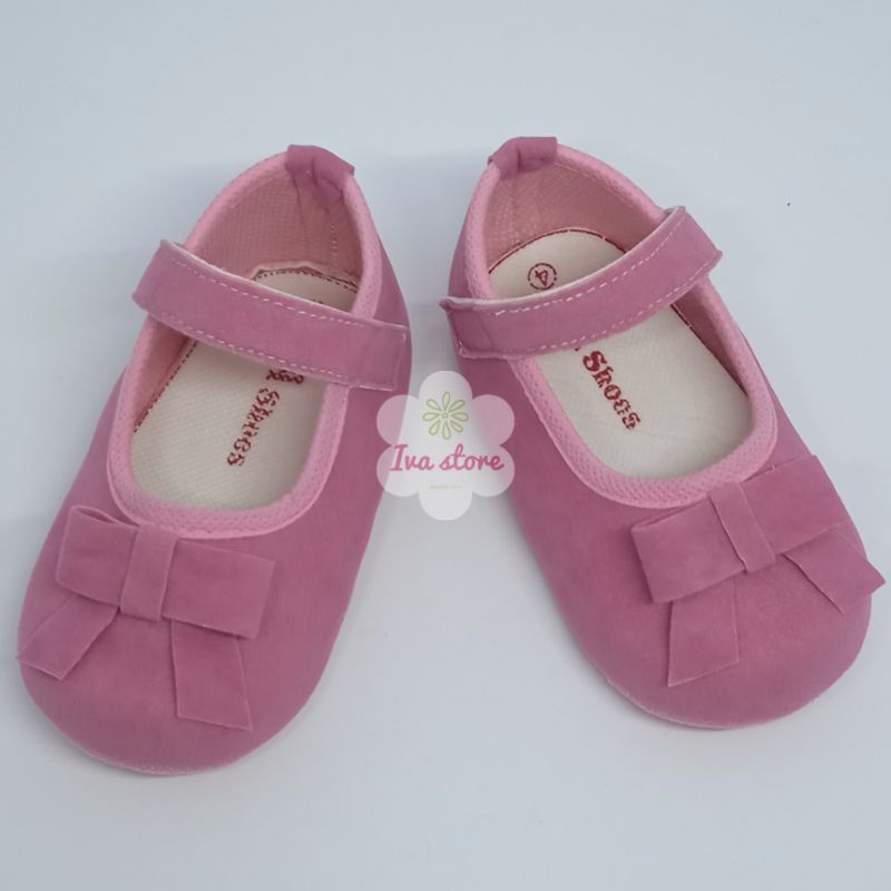 Sepatu bayi perempuan bayi gendong 0-12 bulan