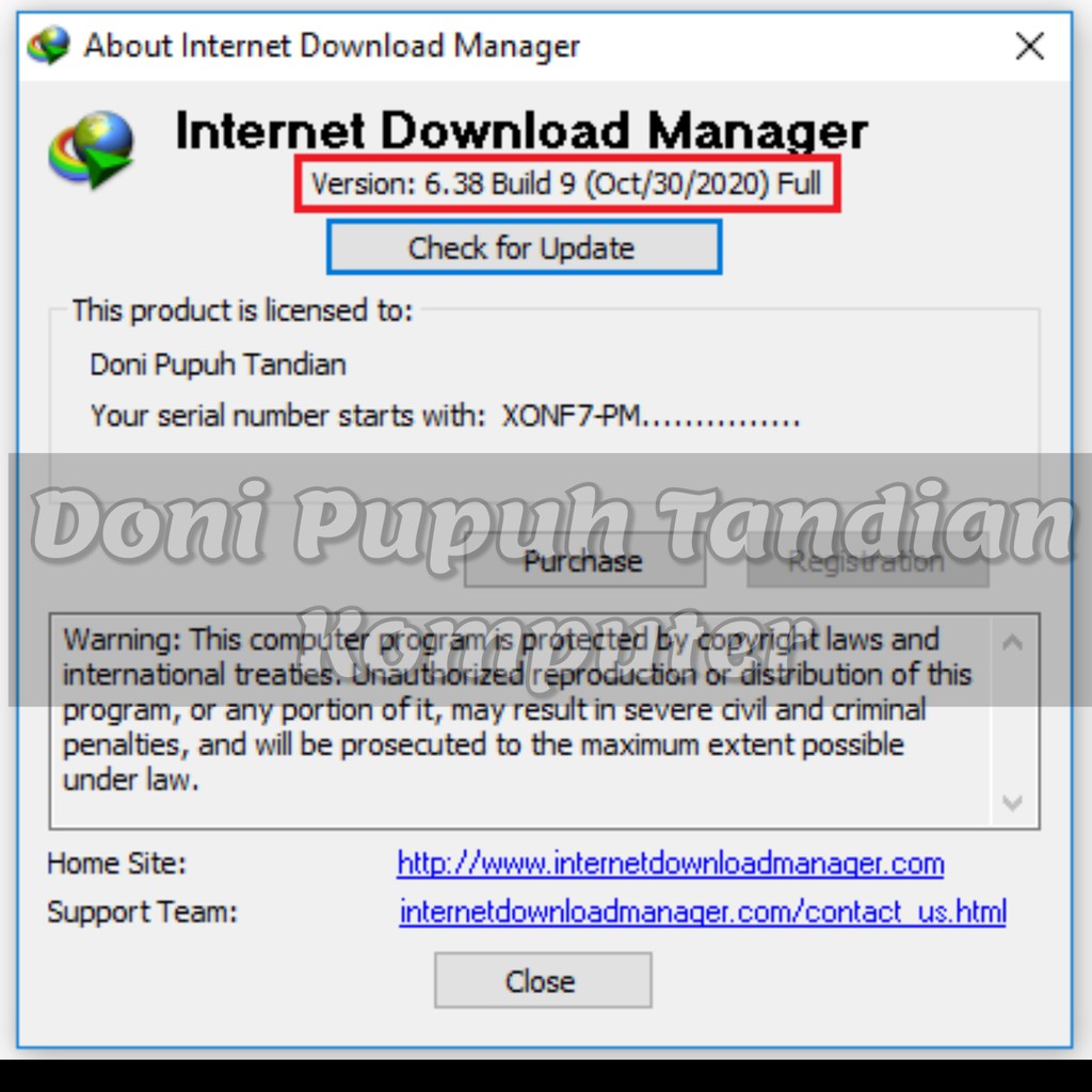 IDM Internet Download Manager Bisa Update Online Cukup Sekali Bayar Bergaransi (Baca Deskripsi)