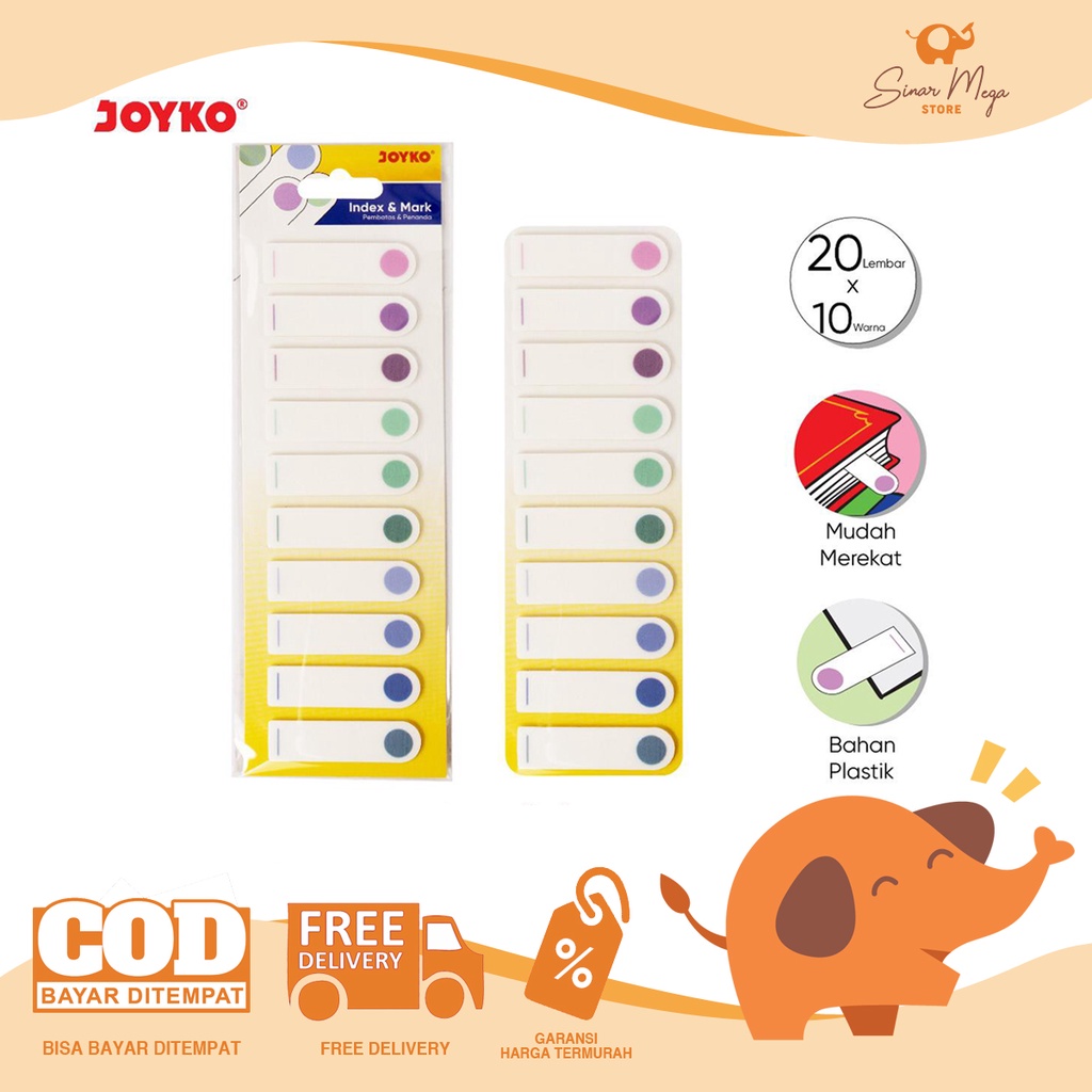 

Joyko Pembatas Penanda Index & Mark IM-64 Lucu Unik Murah