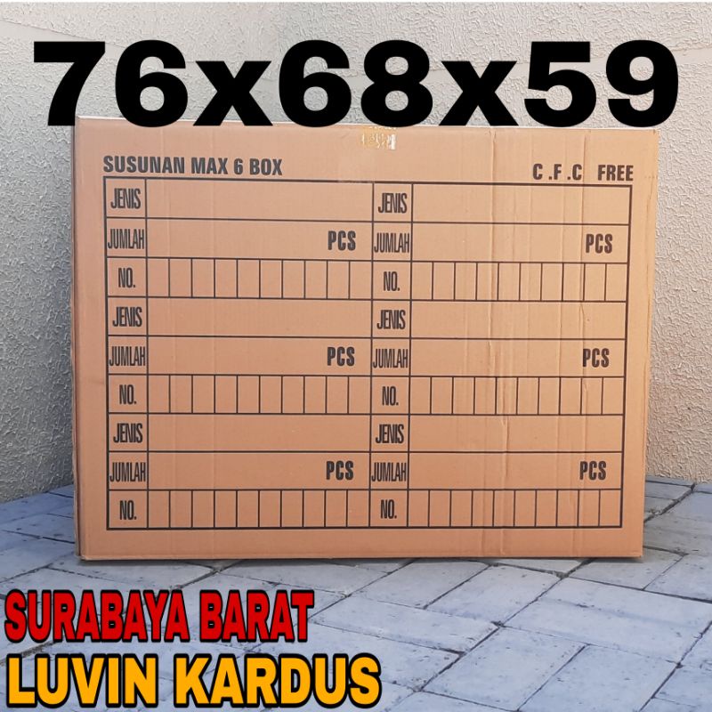 

kardus dus jumbo bekas besar tebal untuk pindahan rumah pack barang barang gudang