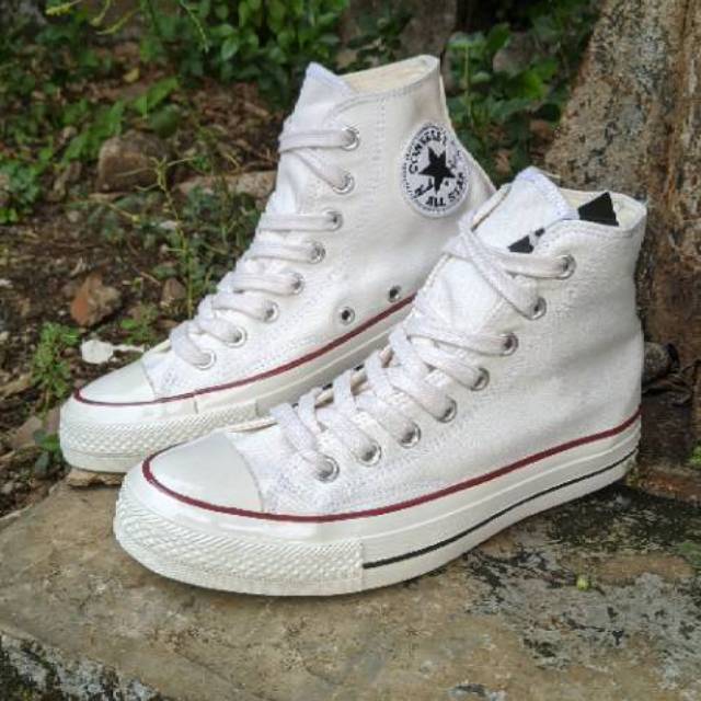 converse beige high cut