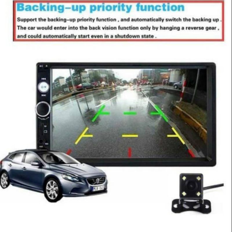 HEAD UNIT DOUBLE DIN DAN CAMERA MUNDUR MOBIL ACCORD WITH ANDROID