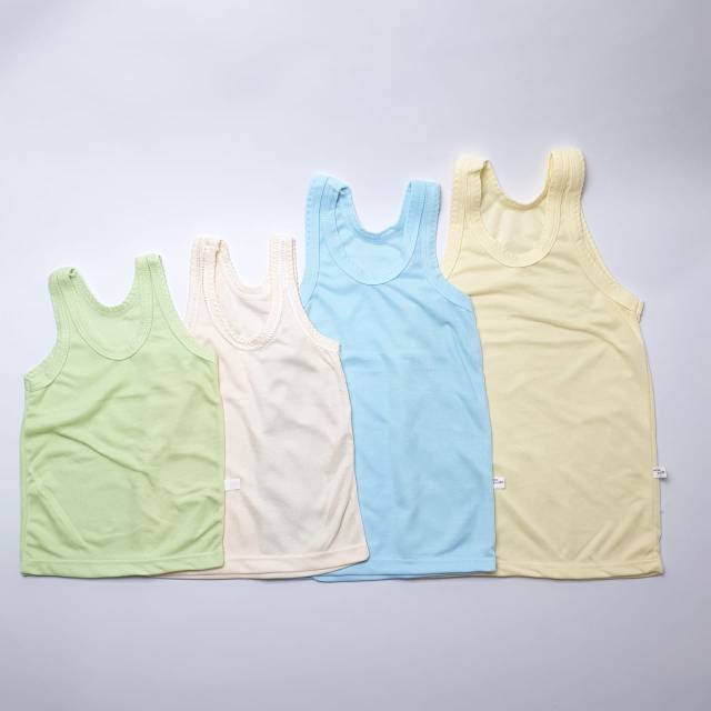 SINGLET BAYI WARNA SOFT Size S-XL