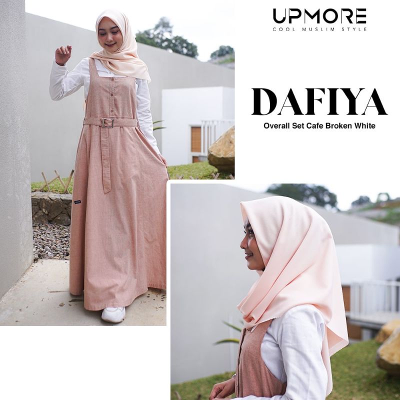 SET UPMORE DAFIYA OVERALL SET CAFE BROKEN WHITE