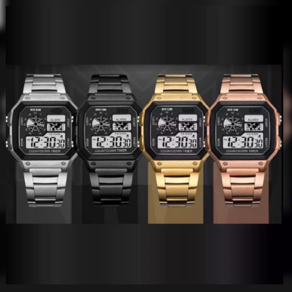 JAM TANGAN DIGITAL RANTAI BEST SELLER HARGA GROSIR TERMURAH SR777