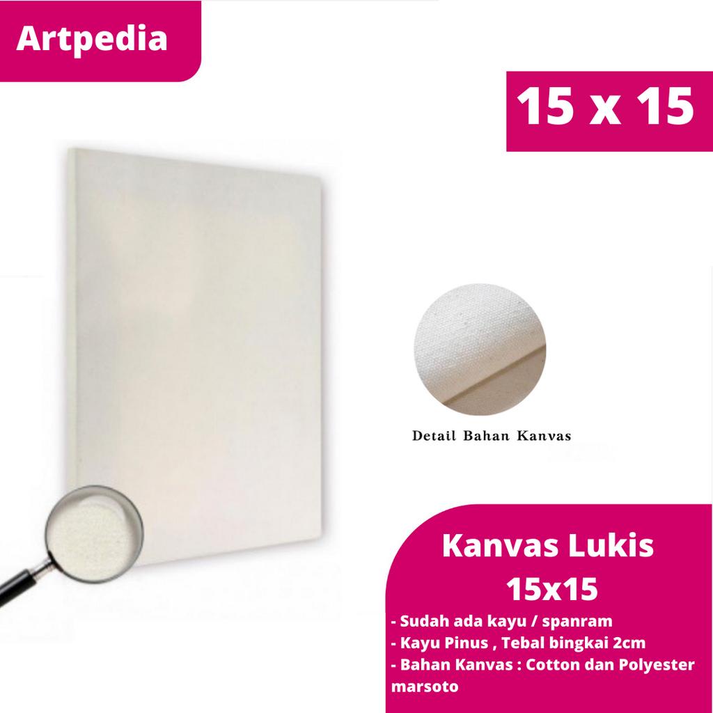 

Kanvas Lukis 15x15 cm / Canvas marsoto 15x15 cm - Kanvas untuk melukis