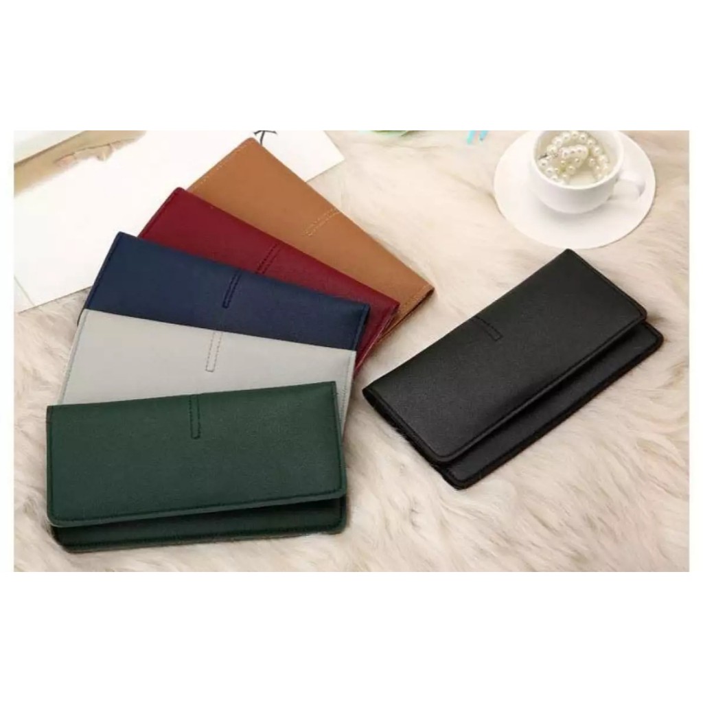  Dompet  Panjang Tipis Dompet  Wanita  Slim Simple  Dompet  