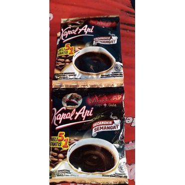 

kapal api mantap kopi + gula