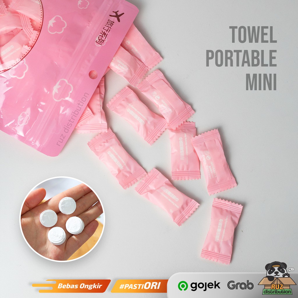 Handuk Mini Portable - Towel Portable - Handuk Traveling