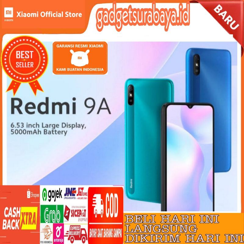 Xiaomi Redmi 9A New ram 2/32 3/32 Garansi Resmi Xiaomi
