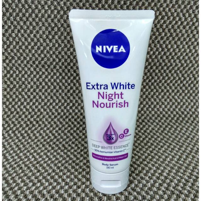 Nivea hand&body night nourish serum 180ml.HALAL&ORI  