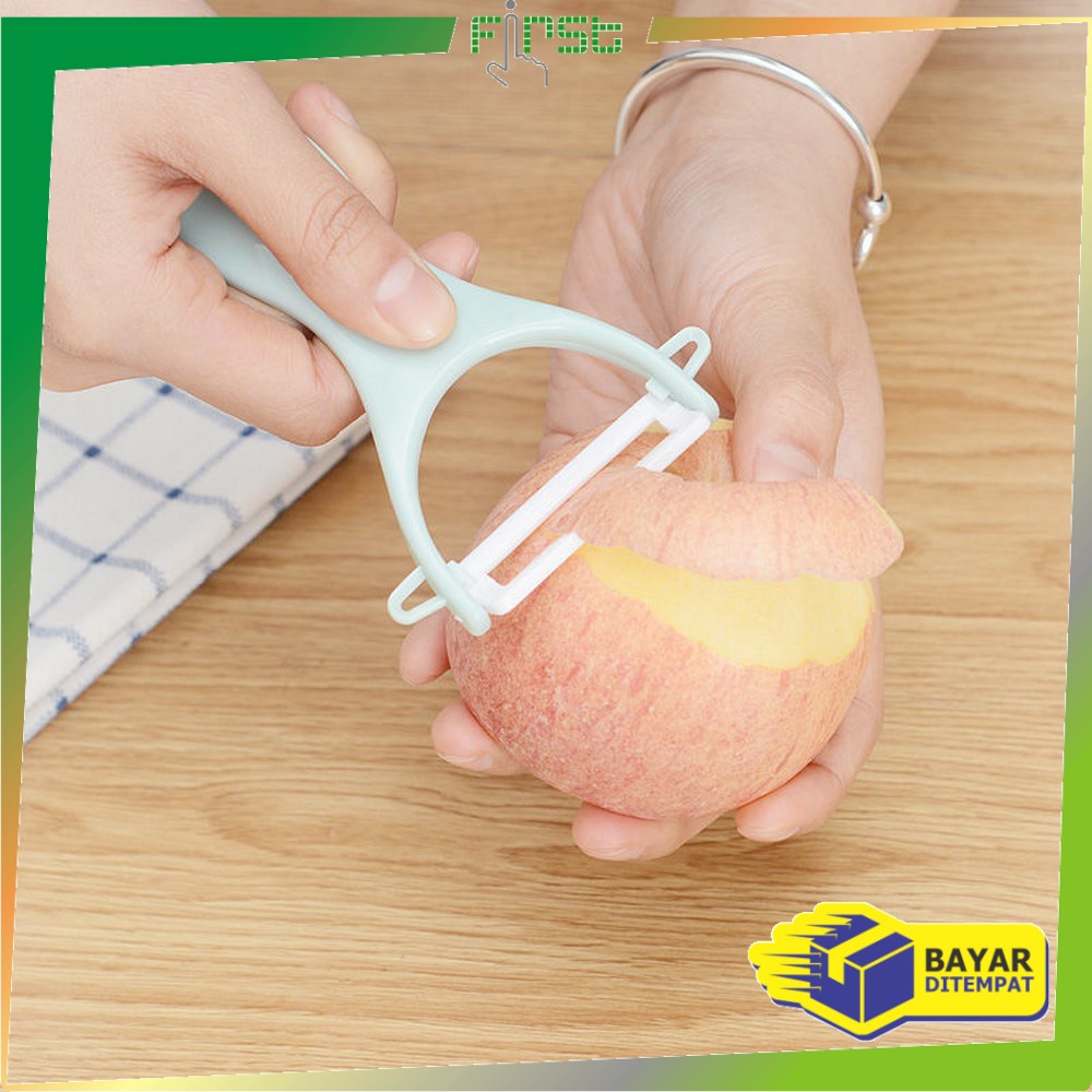 FH-C442 Pisau Set Keramik 3 in 1 Serbaguna/ Talenan Pisau Pengupas Buah Dan Sayur Knife Peeler Fruit Chopping