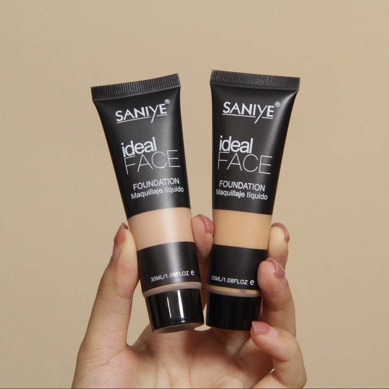 SANIYE R1157 BPOM 24 Hr Matte Cover Foundation Pelembab Full Coverage anti air matte Tahan lama