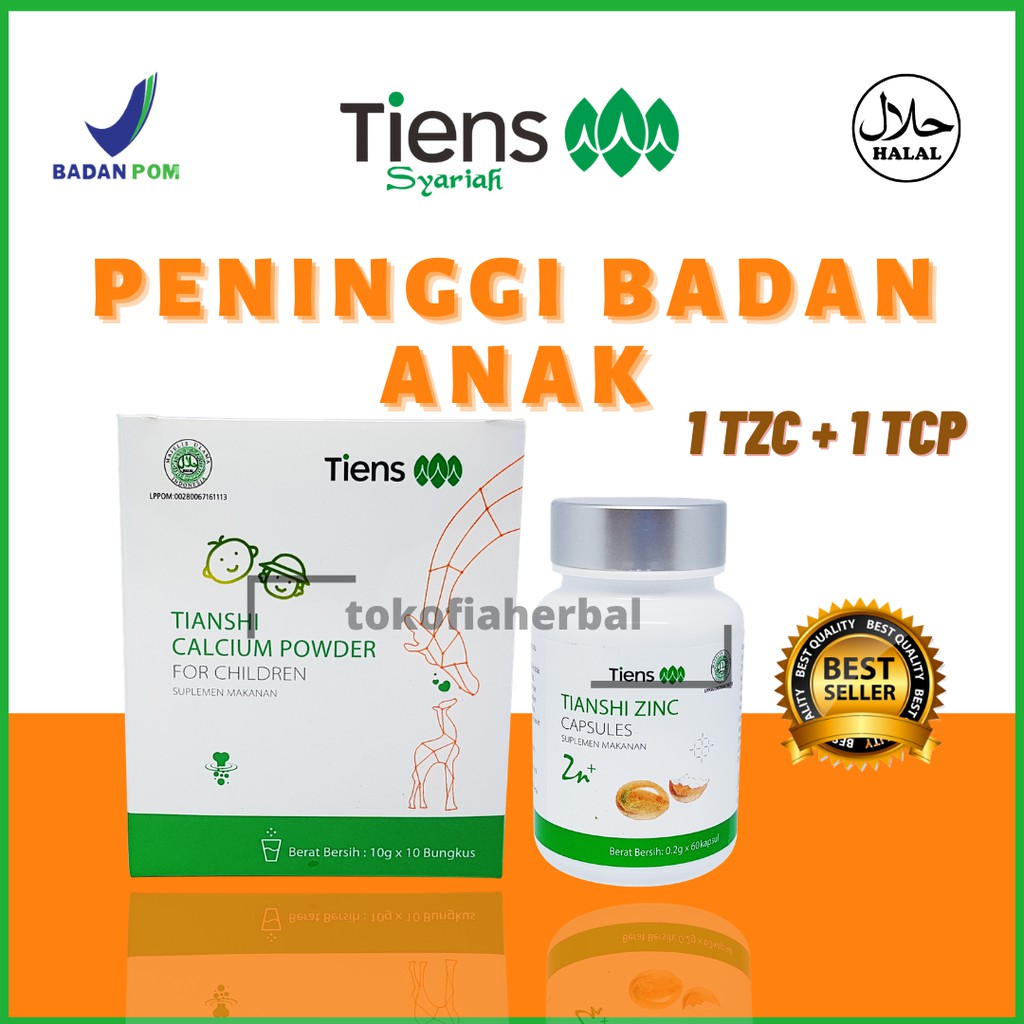 PENINGGI BADAN ANAK HERBAL | CALCIUM & ZINC | TIENS | PENINGGI BADAN ANAK | HYPERGROW TIENS