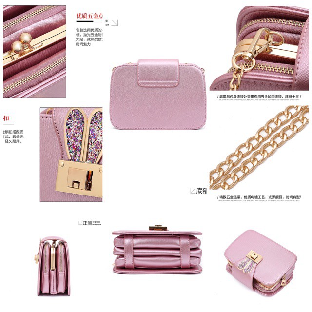 Tas Import  LB 259 (2 TAS BS 1KG) - TAS BATAM - TAS WANITA - B2808 - TAS IMPORT - TAS MURAH TAS