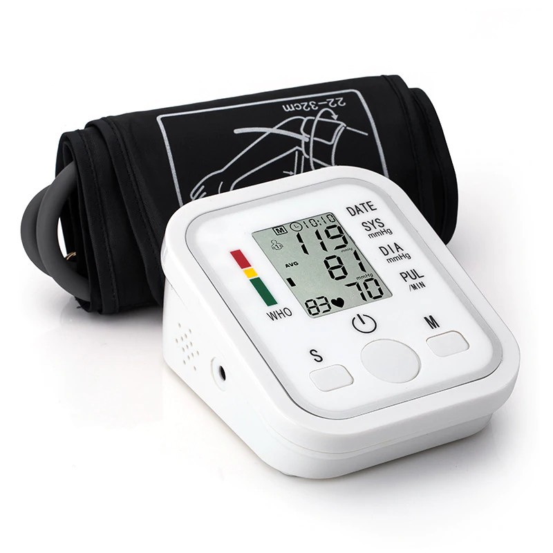 MPro Tensi Darah Digital Alat Cek Pengukur Tekanan dengan Suara Voice Tensimeter Sphygmomanometer B8 MNL