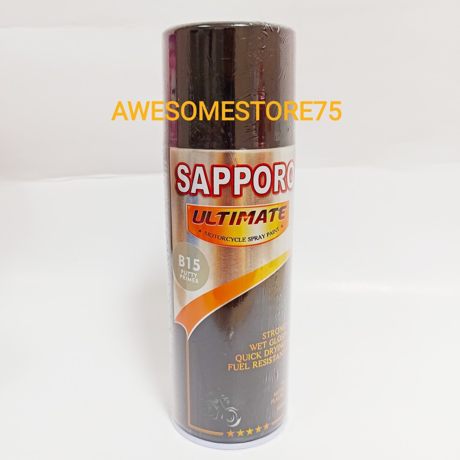 SAPPORO ULTIMATE B15 PUTTY PRIMER Cat Semprot Pilox Pylox