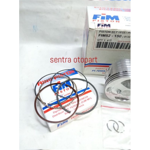 piston kit beat new xb oversize 150 merk fim