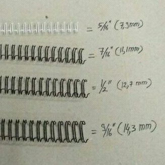 

Spiral Kawat Jilid Folio 38 Loops
