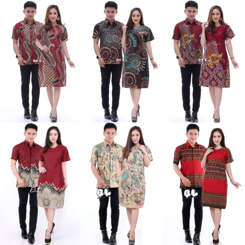 dress batik modern wanita flare murah grosir lace brukat jumbo YUMNA COUPLE