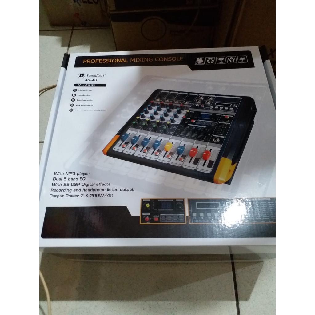 POWER MIXER SOUNDBEST JS-4D