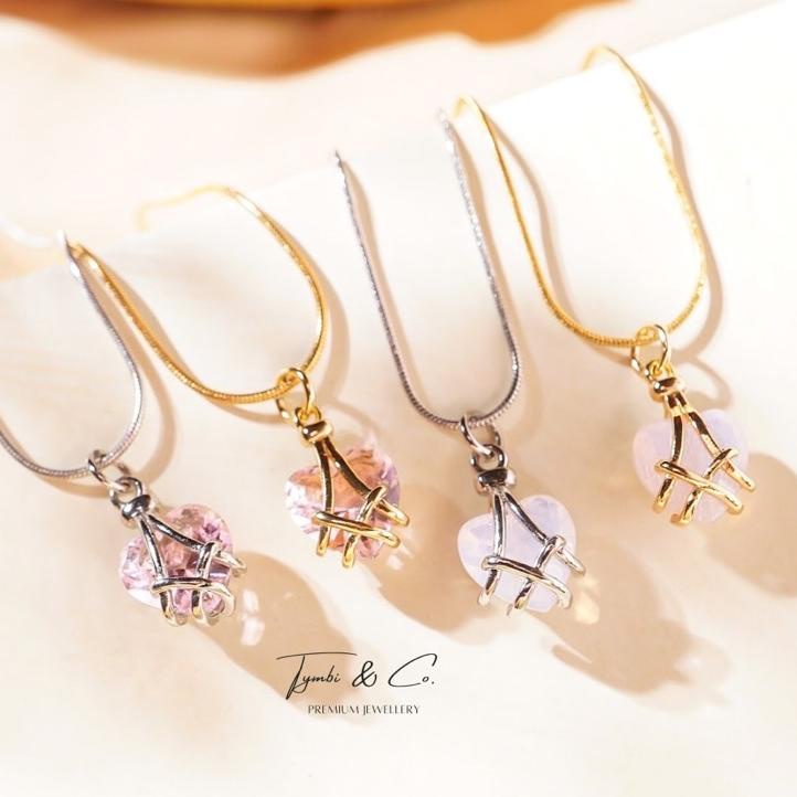 Telah Hadir.. Tymbi&Co-Barbie Diamond Castle Necklace Gold & Silver