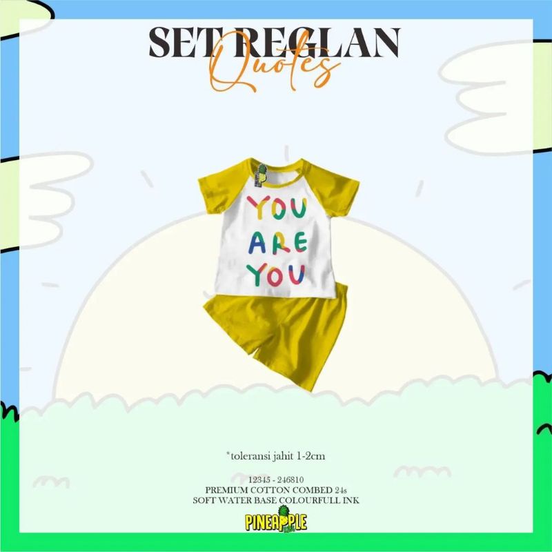 SETELAN REGLAN QUOTES JUNIOR