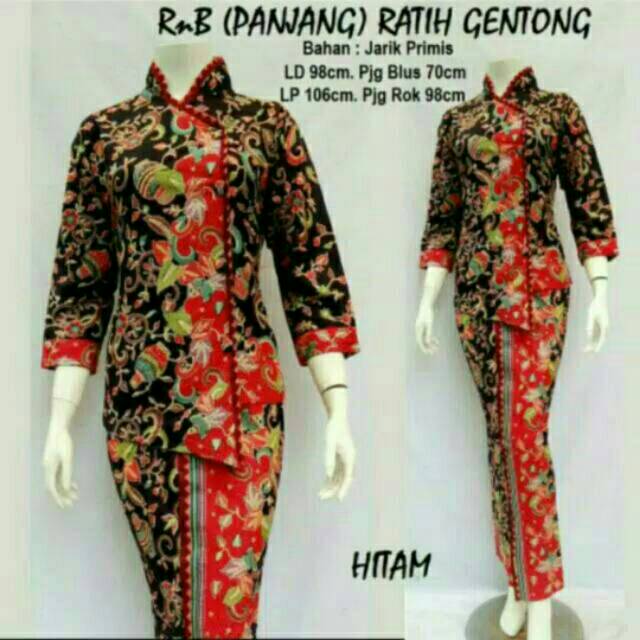RNB GENTONG JENI KEBAYA PRAMUGARI SERAGAM BATIK WANITA STYLE