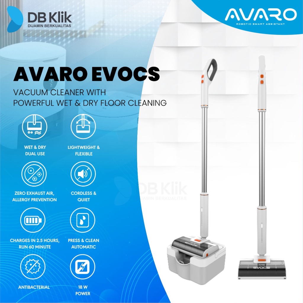 Wet and Dry Floor Cleaning AVARO Evocs - Avaro Evocs Vacuum Cleaner