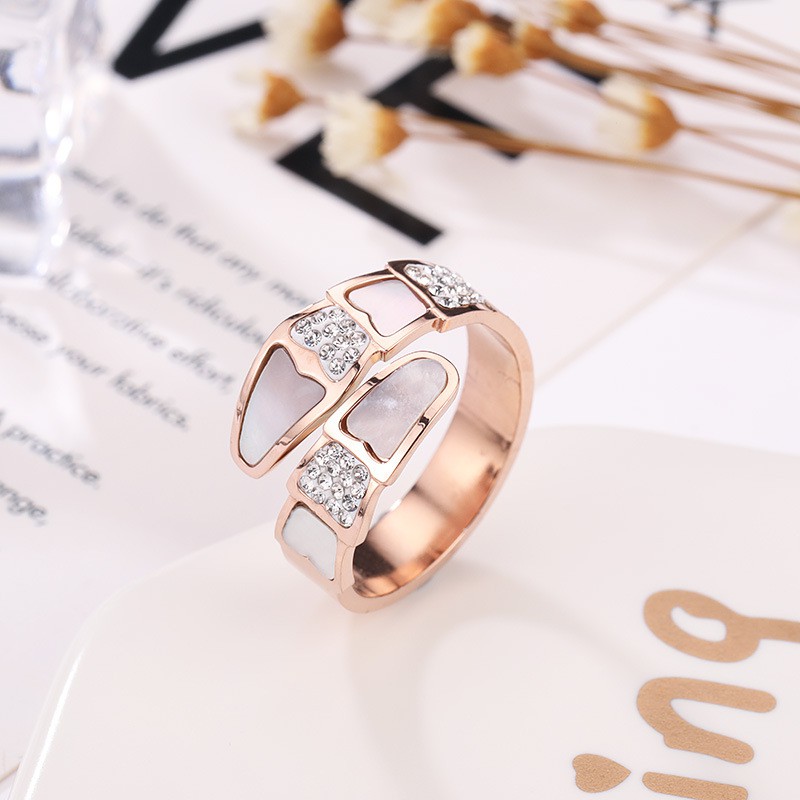 Cincin Titanium Mini Korea fashion cewek Wanita CK086 unik elegant