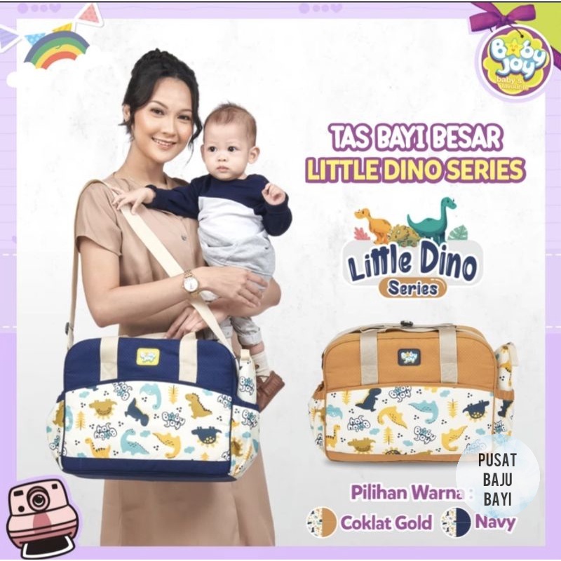 Tas Bayi Besar Medium dan Kecil LITTLE DINO SERIES merk BABY JOY kode BJT1041 BJT1040 BJT 1039