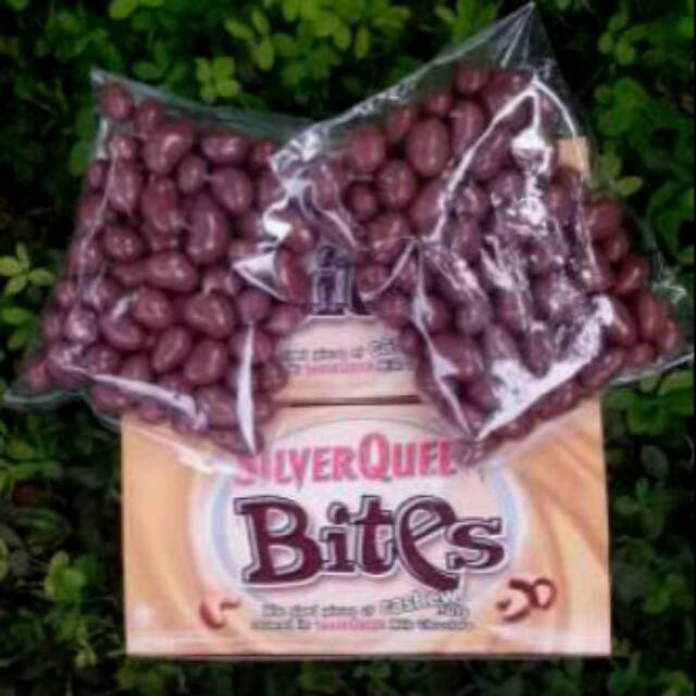 

coklat silverqueen bites cashew/ mete