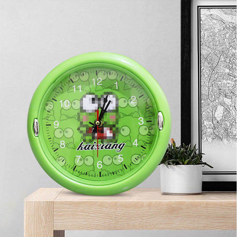 Jam Dinding Tempel Rumak Bulat Karakter Kartun Lucu