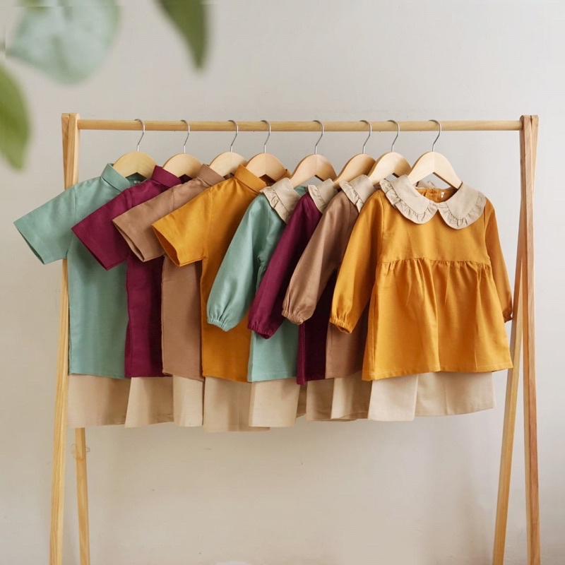 RACHIDKIDS/ SETELAN KOKO ANAK / BAJU MUSLIM ANAK / NOAH DAN NOAMI SET