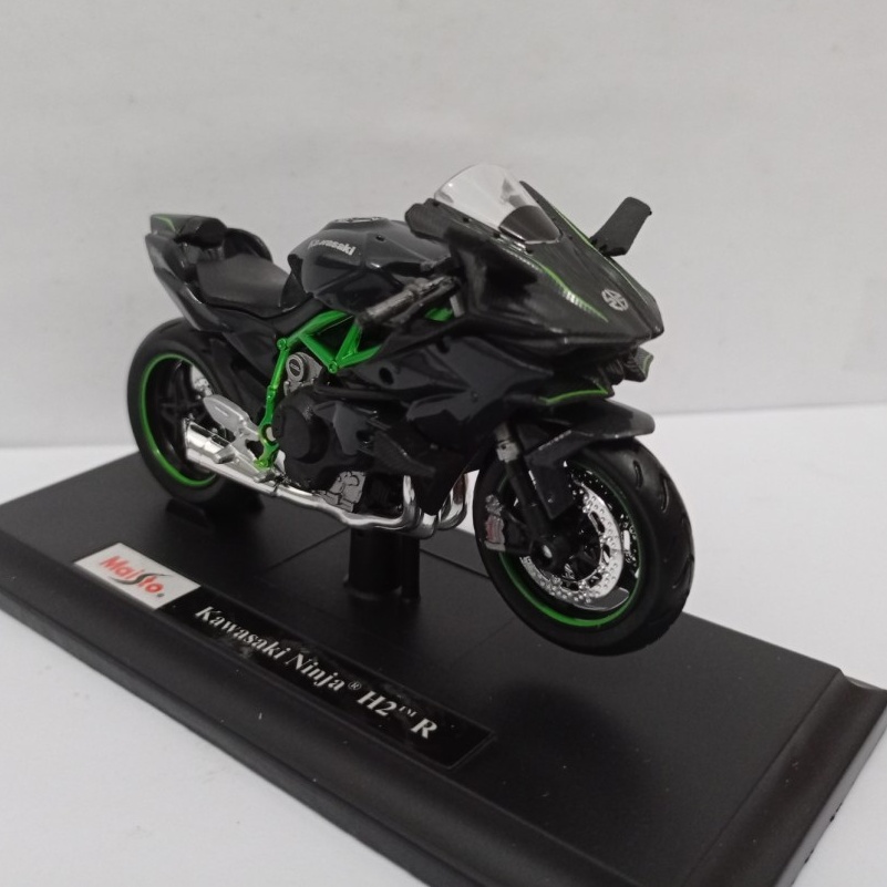 Diecast Kawasaki Ninja H2 R Maisto 1:18 miniatur motor sport H2R