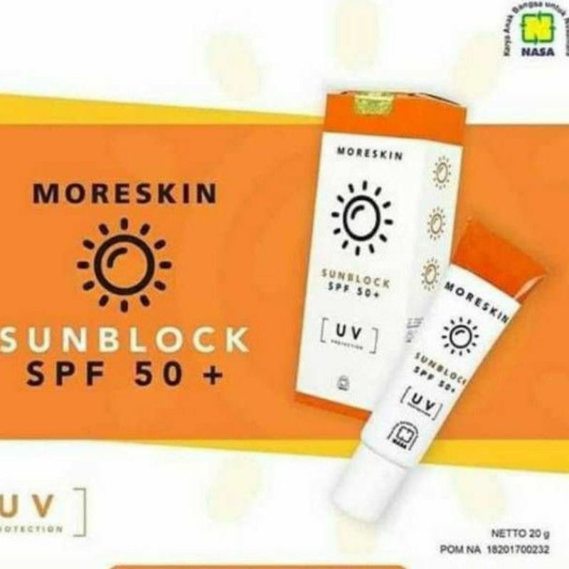 Moreskin sunblock nasa spf50 moreskin nasa