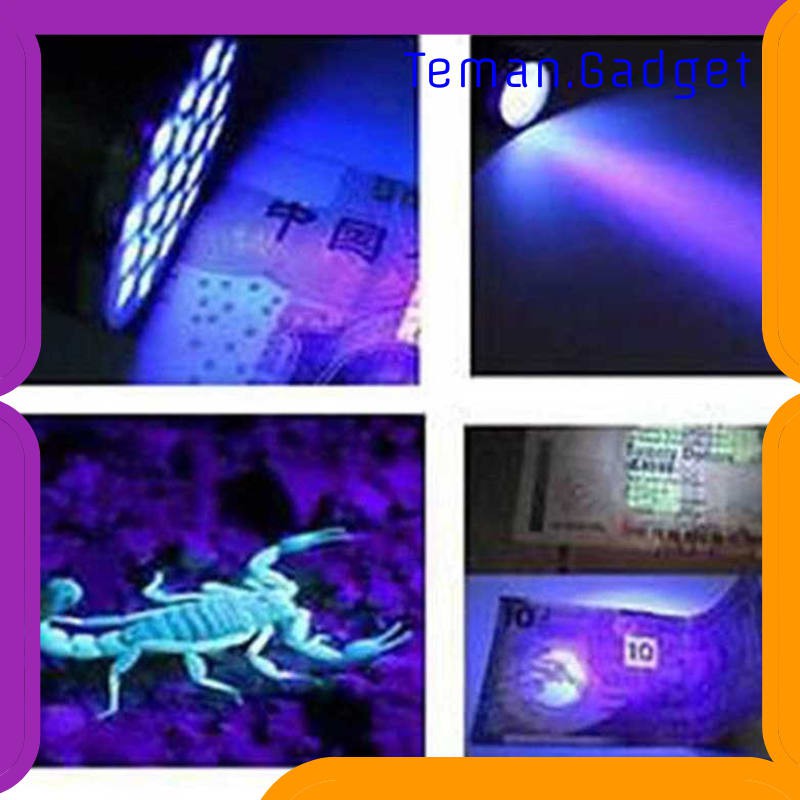 TG-IE190 TaffLED Senter LED Mini Ultraviolet UV 400nm 9 LED - UV-395