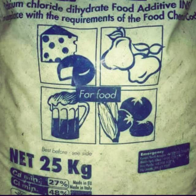 

Calcium Chloride 25 kg export italy