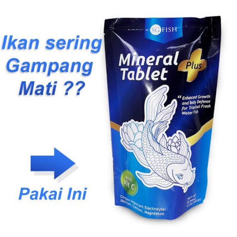

Garam ikan/Mineral Tablet 320-310gr