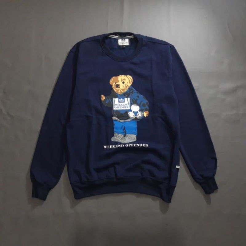 JAKET CREWNECK WEEKEND OFFENDER (WO) PANDA