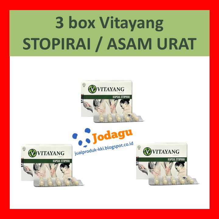 

PAKET 3 Vitayang Stopirai Asam Urat