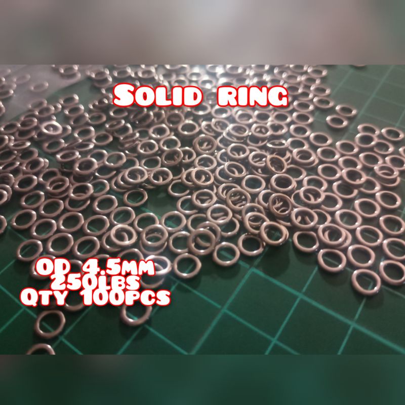 Solid ring UL OD 4.5mm isi 100