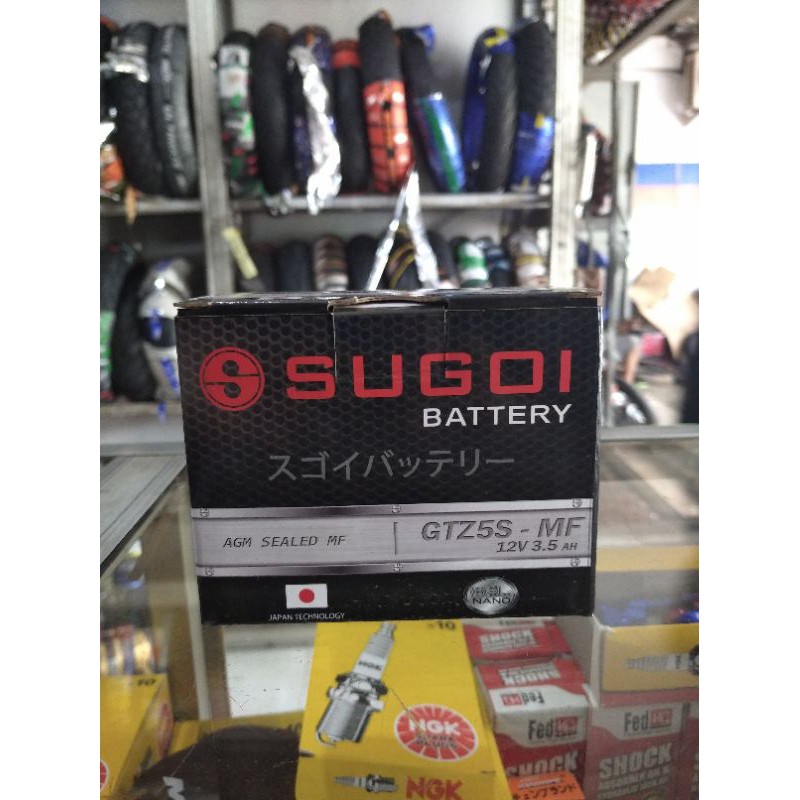 AKI SUGOI GTZ5S - MF UNTUK MOTOR MIO J, BEAT.