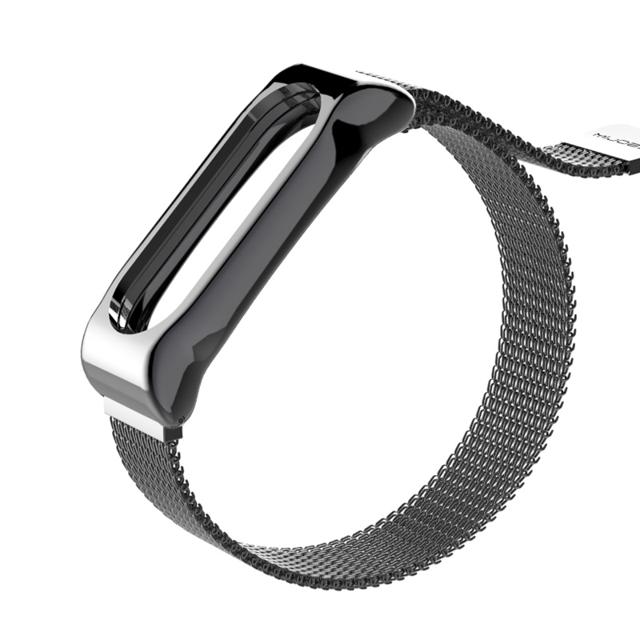 Strap-Gelang - Tali  Milanese stainless steel magnetic mi band 2