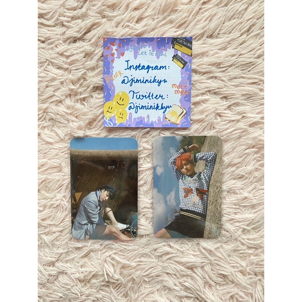 BTS Official Photocard Limited Young Forever YF Taiwan Jimin Taehyung Tae V Rare dvd album