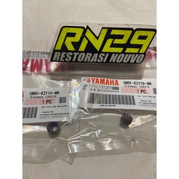 Sil klep nouvo mio original yamaha seal klep seal valve stem sepasang sil klep sill klep seal klep m