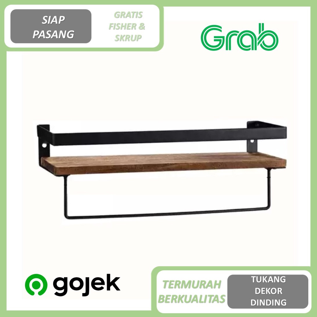 rak dinding kamar kayu minimalis murah / RAK DINDING BESI MINIMALIS / RAK DINDING MINIMALIS SERBAGUN