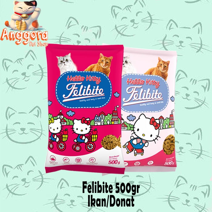 Makanan Kucing Felibite Hello Kitty 500gr Freshpack